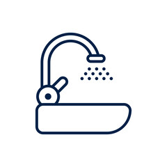 Wastafel vector illustration icon deasign trendy