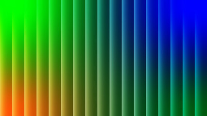 Colorful abstract background with an energetic gradient of vertical stripes transitioning smoothly through the spectrum from warm reds and yellows to cool greens and vibrant blues, symbolizing connect
