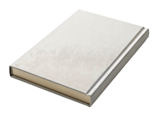 Elegant closed book with ornate cover isolated on black background isolated on white background isolated on transparent background