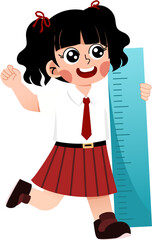 illustration of elementary school children