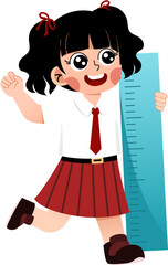 illustration of elementary school children