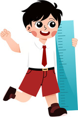 illustration of elementary school children