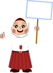 illustration of elementary school children