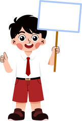 illustration of elementary school children