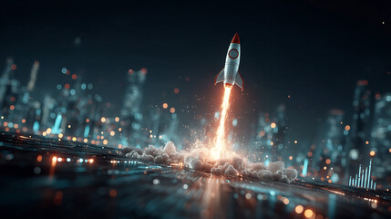 Rocket Launching from Circuit Board