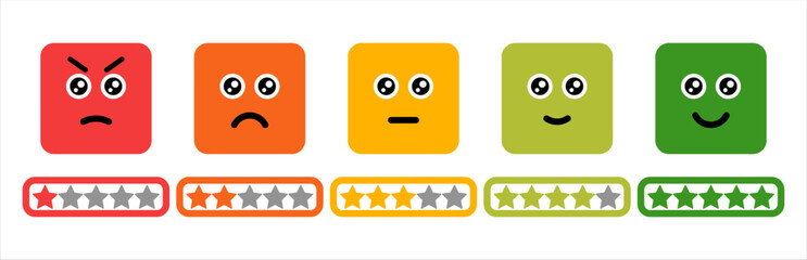 Emotion-Based Star Rating Scale