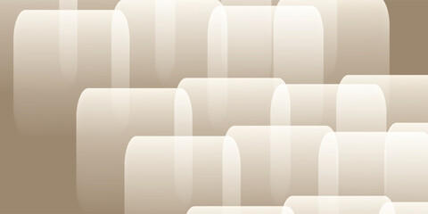 Abstract golden background with white and beige luxury glitter shapes. Golden lines luxury on cream color background. Gold elegant realistic paper cut style 3d. Vector illustration