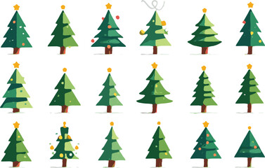 Festive Christmas trees pattern bring holiday cheer