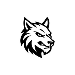 Wolf e sport logo vector illustration design templates simple and modern concept
