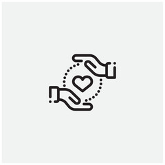 Hand Heart Icon
