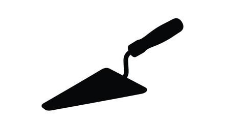 Abstract geometric shapes and lines in a dynamic silhouette composition