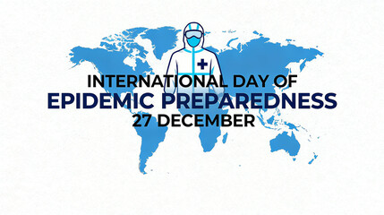 World map and protective clothing, global healthcare, protective practices, and health preservation for epidemic prevention, medical recognition activities, and epidemic prevention propaganda.
