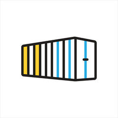 Multi color icon for enclosed