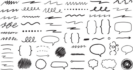 
Hand-Drawn Doodle Elements Collection