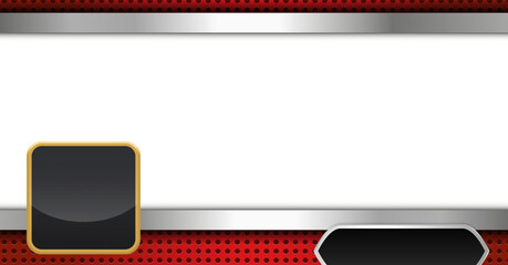 mobile phone on red background