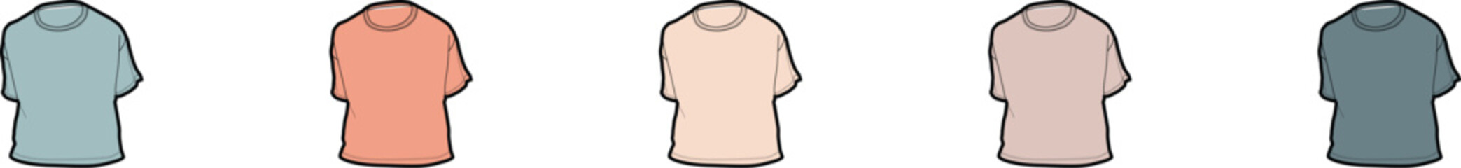 Variety of T-Shirt Colors A Diverse Palette for Fashion and Design Projects