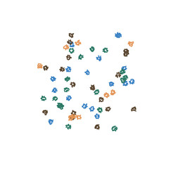 Hand-drawn retro beach doodle – Foam