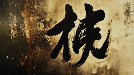 Shinto Ofuda (household talisman), paper with elegant calligraphy, characters shimmer and float slightly above the surface, exuding a protective aura