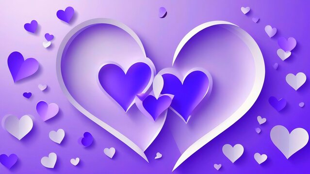 abstract background with heart template. greeting for Valentine's Day, a celebration of love and affection observed annually on February 14. 