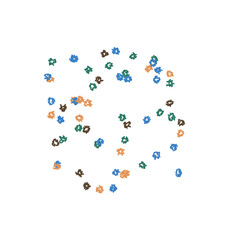 Hand-drawn retro beach doodle – Water Splash