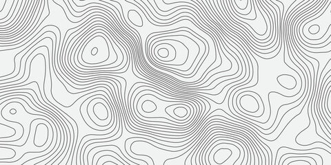 Abstract topographic contour pattern with smooth flowing lines on a clean white background. Minimalist geometric texture suitable for modern design, mapping concepts, wallpapers, and digital graphics.