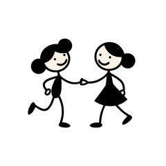 vector illustration of a couple