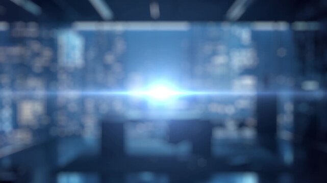 A robotic arm showcasing interaction with cloud technology and digital data concepts in a futuristic workspace. This video highlights the essence of innovation in technology. Auvana - Powered by Adobe