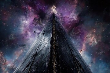 Cosmic Pyramid Structure In Space