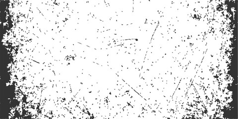 Abstract grunge background vector illustration with dirty black ink paint splash pattern texture design