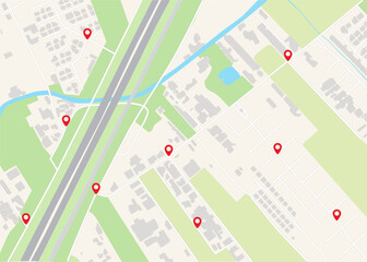 city map for any kind of digital info graphics and print publication.
