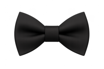 Black bow tie accessory for formal fashion wear