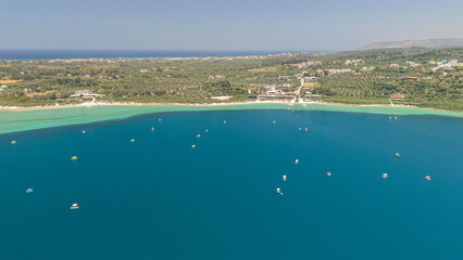 Jump into the sweet water lake called Kournas which is located at the island of Crete