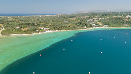 Jump into the sweet water lake called Kournas which is located at the island of Crete