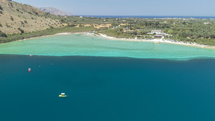 Jump into the sweet water lake called Kournas which is located at the island of Crete