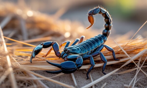 Close-up of a scorpion