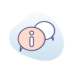 Info vector icon