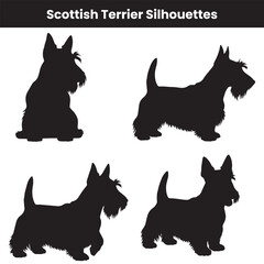 Scottish Terrier Silhouettes
