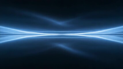 Abstract blue energy light streaks radiating symmetry - Powered by Adobe