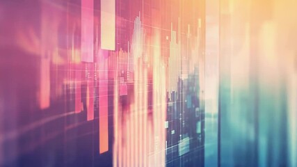 Financial data analyzing stock market movement background - Powered by Adobe