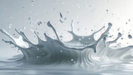"Milk Splash in Motion"