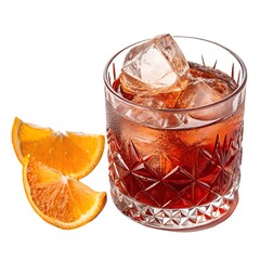 Refreshing Aperol Spritz with Ice and Citrus Garnish