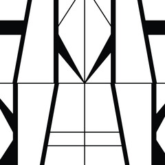 Abstract geometric seamless pattern. Vector illustration
