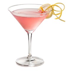 Bright Vibrant Cosmopolitan Cocktail Drink