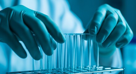 Close Up of Scientist Hands Working with Test Tubes in a Laboratory Setting Promoting Science Innova.jpg