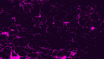 Fototapeta premium Abstract dark purple background with bright pink cracks creating a textured and artistic design