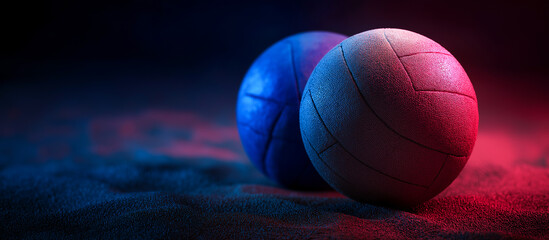 volleyball versus concept banner background