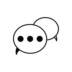 Chat vector icon
