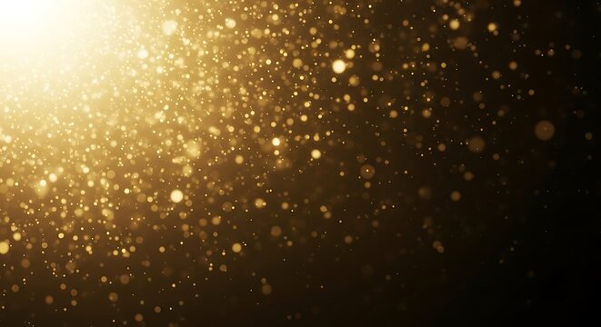 Elegant gold glitter sparkling background illuminating a dark canvas perfect for festive celebration.jpg