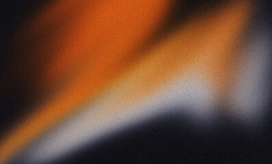 Black orange grey grainy noise grungy texture background, abstract retro shine bright light and glow template color gradient wide banner backdrop poster design