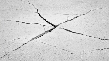 Obraz premium Cracked Concrete